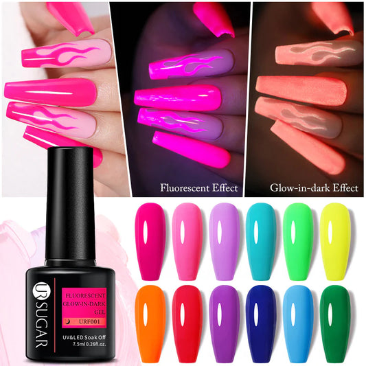 Fluorescent Candy Color Nail Gel