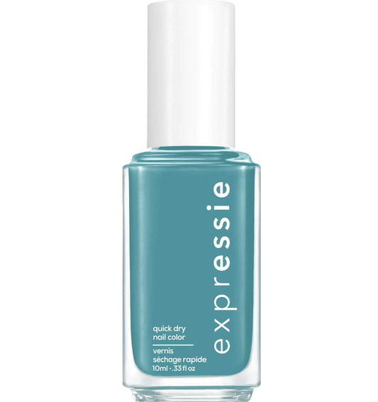 essie Expressie Nail Polish Quick-Dry Midtone Teal Nail Polish Up Up & Away Message 0.33 fl oz